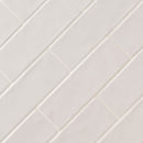 Urbano pure ceramic white subway tile 4x12 glossy  msi collection NURBPUR4X12 product shot angle view