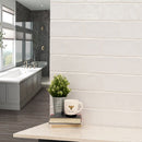 Urbano pure ceramic white subway tile 4x12 glossy  msi collection NURBPUR4X12 room shot table view 4