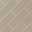 Urbano warm concrete 3d mix ceramic gray textured subway tile 4x12 glossy NURBWARCONMIX4X12 product shot angle view