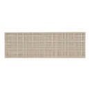 Urbano warm concrete 3d mix ceramic gray textured subway tile 4x12 glossy NURBWARCONMIX4X12 product shot tile view 2