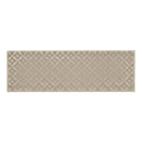 Urbano warm concrete 3d mix ceramic gray textured subway tile 4x12 glossy NURBWARCONMIX4X12 product shot tile view