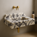 Calacatta Viola Wall-Mount Sink