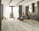 SPC Vinyl Rigid Core 7" Width 60" RL, 8mm Thick, 2mm IXPE Arctic Fog Bellator Floors - Mazzia Collection Product shot Living Room view 2