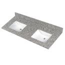 Argento Grigio 61" Granite Vanity Top with Backsplash - MSI Collection