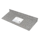 Argento-Grigio-Single-61"-Granite-Vanity-Top-with-Backsplash-MSI-Collection