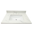 Calacatta Lumas 31" Single Bathroom Vanity with Tops - MSI Collection