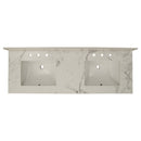 Calacatta Nowy Engineered Marble Vanity Top with Backsplash - MSI Collection