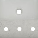 Carrara Sky Engineered Marble Vanity Top with Backsplash - MSI Collection