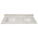 Carrara Sky Engineered Marble Vanity Top with Backsplash - MSI Collection