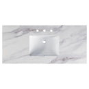 Calacatta Castana Polished Q Plus Vanity Top with Built in Sink - MSI Collection
