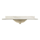 Ivoritaj Polished Q Plus Vanity Top with Built in Sink - MSI Collection