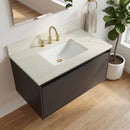 Solitaj Polished Q Plus Vanity Top with Built in Sink - MSI Collection