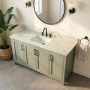 Solitaj Polished Q Plus Vanity Top with Built in Sink - MSI Collection