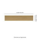 Laurel Reserve Bayside Buff 9"x48" 22MIL Rigid Core Luxury Vinyl Plank Flooring - MSI Collection