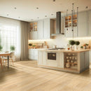 Laurel Reserve Bayside Buff 9"x48" 22MIL Rigid Core Luxury Vinyl Plank Flooring - MSI Collection kitchen view