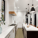 Ashton 2.0 Benton Blonde 7"x48" Rigid Core Luxury Vinyl Plank Flooring - MSI Collection room shot kitchen view