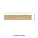 Laurel Reserve Flaxen 9"x48" 22MIL Rigid Core Luxury Vinyl Plank Flooring - MSI Collection