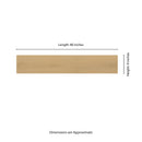 Laurel Reserve Tranquilla 9"x48" 22MIL Rigid Core Luxury Vinyl Plank Flooring - MSI Collection