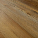 Close-up of a wooden floor with a natural finish