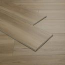 Close-up of wooden flooring panels on a wooden floor.