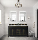 Frysta LED Frameless Rectangular Mirror Lighted Bathroom Vanity with Dimmer and Defogger Villohome