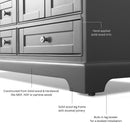 Audrey 84" Bath Vanity Set