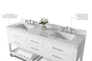 Elizabeth 72" Bath Vanity Set