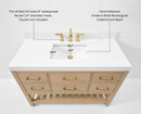 Elizabeth 48" Bath Vanity Set