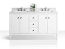 Kayleigh Bathroom Vanity with Sink and Carrara White Marble Top Cabinet Set Villohome