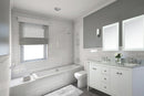Kayleigh Bathroom Vanity with Sink and Carrara White Marble Top Cabinet Set Villohome