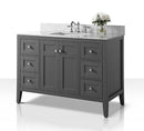 Maili Bathroom Vanity with Sink and Carrara White Marble Top Cabinet Set Villohome