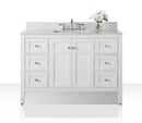 Maili Bathroom Vanity with Sink and Carrara White Marble Top Cabinet Set Villohome