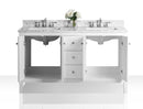 Maili Bathroom Vanity with Sink and Carrara White Marble Top Cabinet Set Villohome
