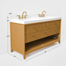 Momo Bathroom Vanity Collection in Sienna Finish