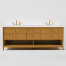 Momo Bathroom Vanity Collection in Sienna Finish