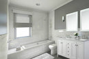 Shelton Bathroom Vanity with Sink and Carrara White Marble Top Cabinet Set Villohome