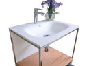 Tory Bathroom Vanity with Solid Surface Top Cabinet Set with Mirror Villohome
