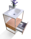 Tory Bathroom Vanity with Solid Surface Top Cabinet Set with Mirror Villohome