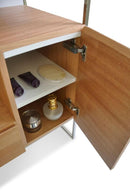 Tory Bathroom Vanity with Solid Surface Top Cabinet Set with Mirror Villohome