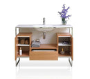 Tory Bathroom Vanity with Solid Surface Top Cabinet Set with Mirror Villohome