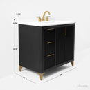 Turlington Bathroom Vanity Collection Villohome