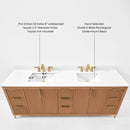 Turlington 84" Bath Vanity Set