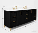 Turlington 84" Bath Vanity Set