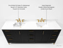 Turlington 84" Bath Vanity Set