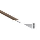 Abingdale Vinyl Flush Stair Nose Eased Edge 94"x 2.75" - MSI Everlife Collection
