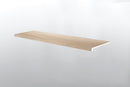 Flaxen 1.25" Thick x 12" Wide x 47.24" Length Vinyl Stair Tread Eased Edge - MSI Everlife profile view