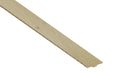 Kings Buff 0.37" Thick x 1.24" Wide x 78" Length Luxury Vinyl T Molding - MSI Everlife edge view