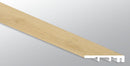 Tranquilla 0.26" Thick x 1.77" Wide x 94" Length Luxury Vinyl End Cap Molding - MSI Everlife Collection profile view
