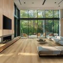Engineered Hardwood Ladson Montevideo Oak 7"x75" Flooring - MSI Collection living room + outdoor view