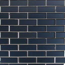 Vague blue subway 11.73X11.73 glass mesh mounted mosaic tile SMOT GLSST VAGBLUBEV6MM product shot multiple tiles top view
